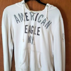 American eagle white hoodie